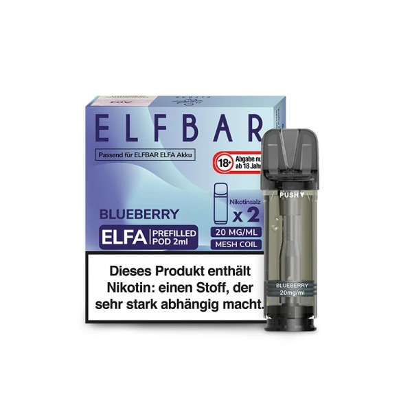Elfbar - Elfa Prefilled Pod 2x2ml - Blueberry