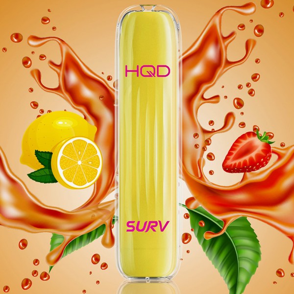 HQD Surv - E-Shisha - 600 Züge - Strawberry Lemonade