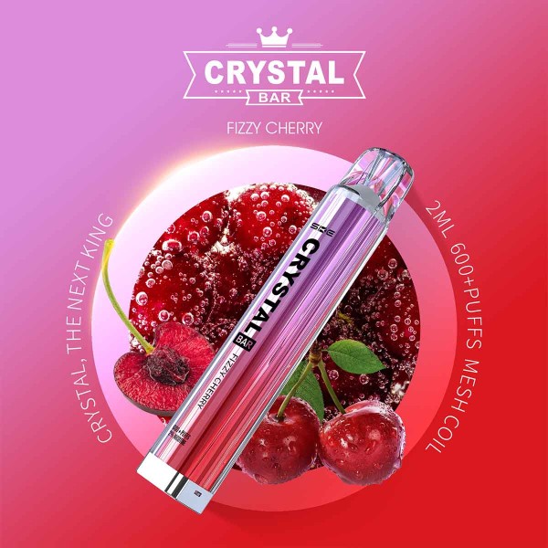 Crystal Bar - SKE - E-Shisha - 600 Züge - Fizzy Cherry