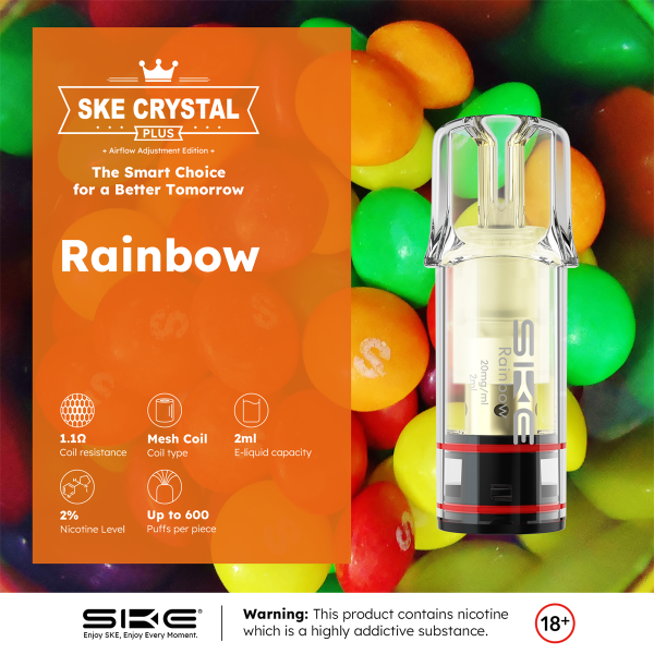 SKE Crystal Plus Pod - Rainbow