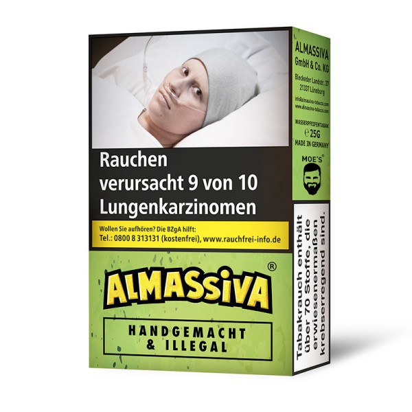 Almassiva Tobacco 25g - Handgemacht & Illegal