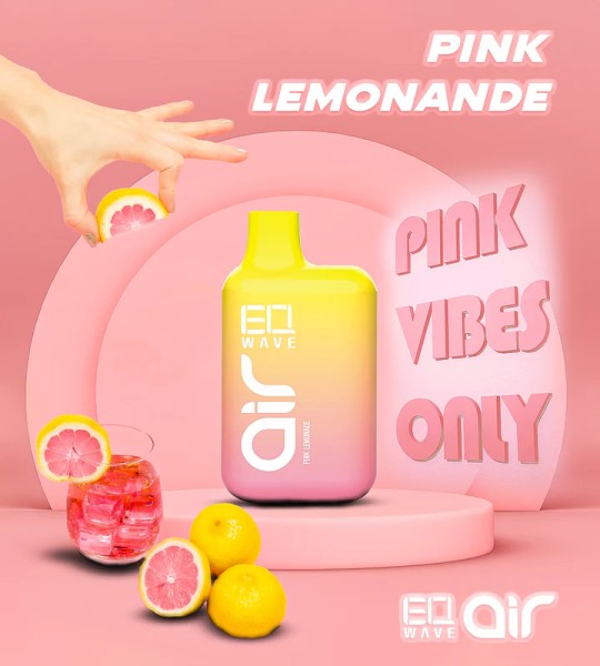 EQ-Wave Air - 600 Züge - E-Shisha - Pink Lemonade