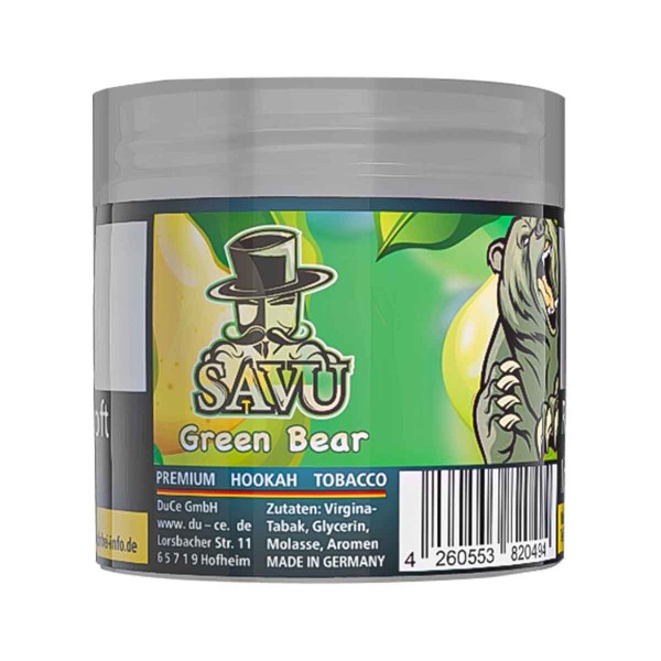 Savu Tabak 25g - Green Bear