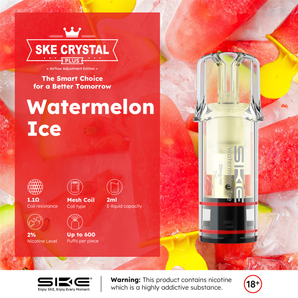 SKE Crystal Plus Pod - Watermelon Ice
