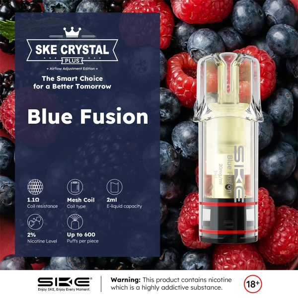 SKE Crystal Plus Pod - Blue Fusion
