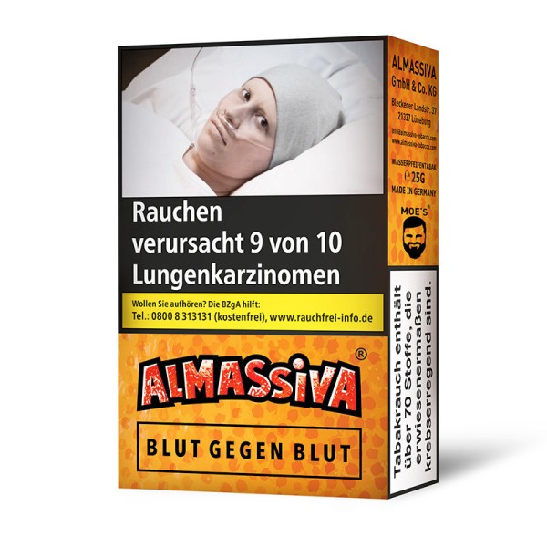 Almassiva Tobacco 25g - Blut gegen Blut
