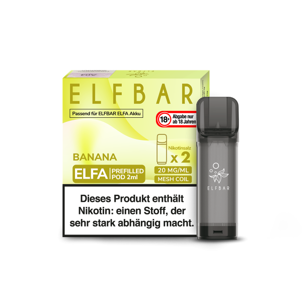 Elfbar - Elfa Prefilled Pod 2x2ml - Banana